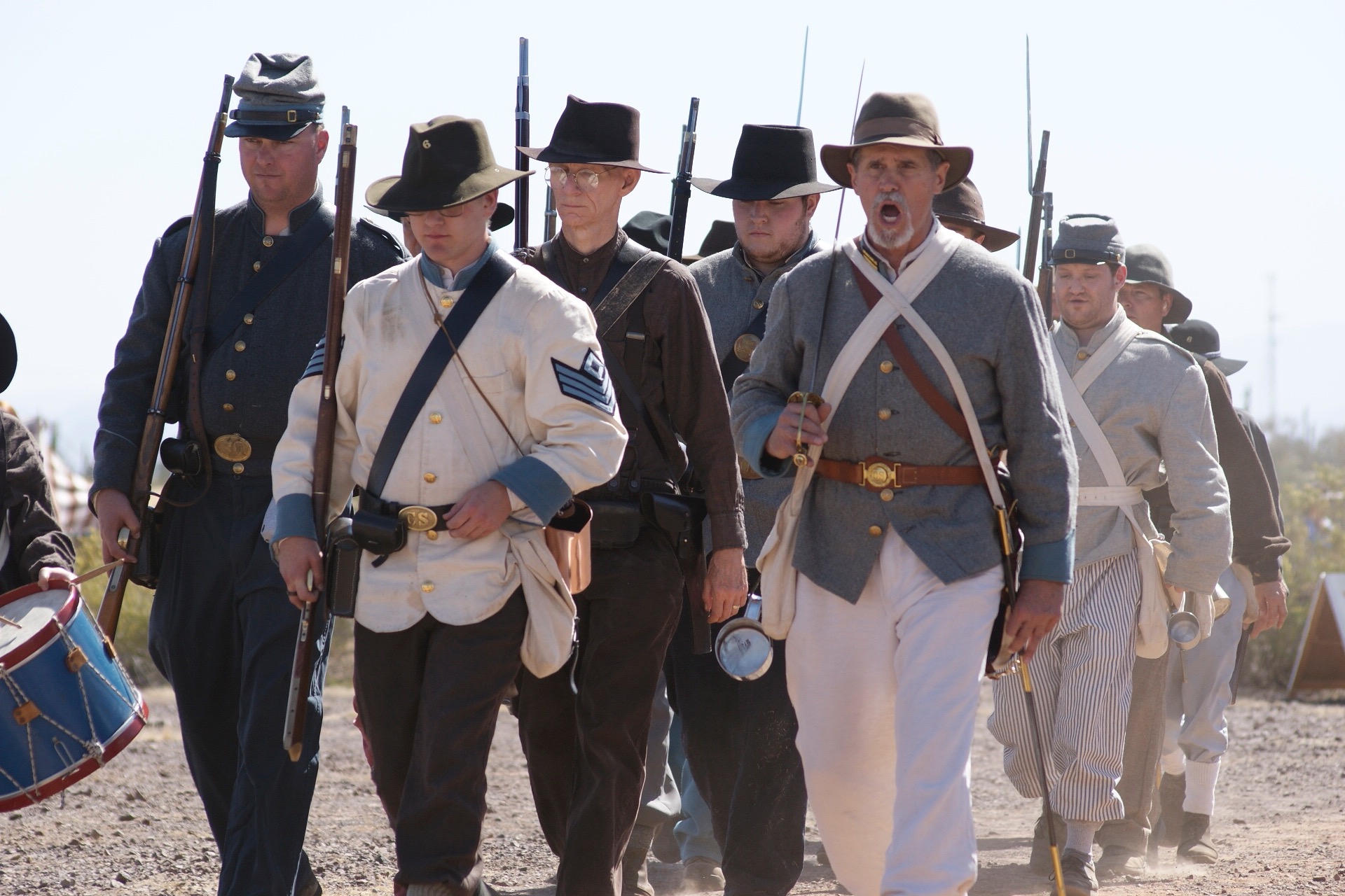 A group of soldiers in uniform