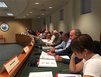 The Yarnell Hill Memorial Site Board meets